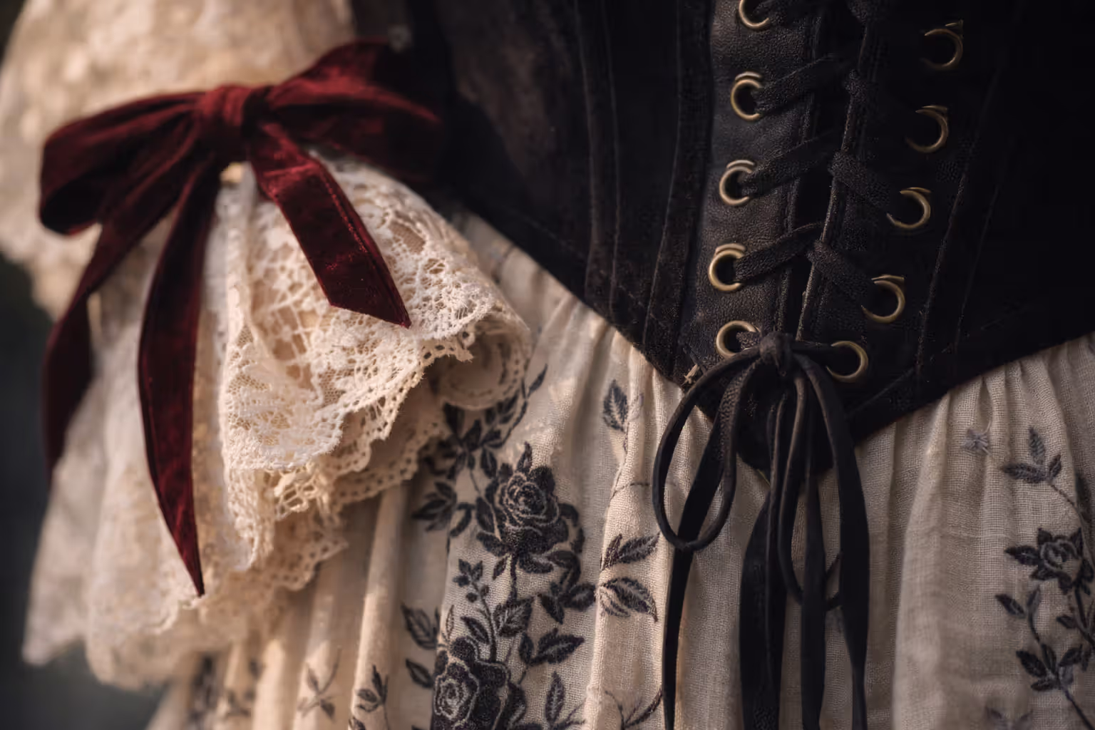 Lace, velvet, and a hint of rebellion.